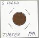 B4 Turkey 5 Kurus 1971. - Türkei