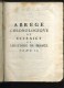 - ABREGE CHRONOLOGIQUE OU EXTRAICT DE L´HISTOIRE DE FRANCE . TOME II . A PARIS M DC LXVII . - Bis 1700