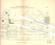 Original Patent - Louis Bergognon In Basel , 1881 , Flechtmaschine Zur Herstellung Von Webstuhl - Litzen , Weber !!! - Documents Historiques