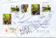 GREECE 2002 - Registered Cover From Greece To France With Cinderella On Back Returned To Sender. - Brieven En Documenten