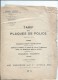 Catalogue/Tarif/Plaques De Police / Automobile/Paris/ 1931   CAT86 - Automobile