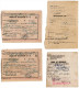 Romania, 1958, Romanian Railways CFR - Lot Of 4 Transport Orders & Delegations - Sonstige & Ohne Zuordnung