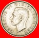 * TUDOR ROSE: UNITED KINGDOM 2 SHILLINGS 1947 GEORGE VI (1937-1952)! INTERESTING TYPE! BRITAIN! LOW START NO RESERVE! - J. 1 Florin / 2 Schillings