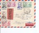 Tunisie ( Lettre Exprès De 1957 De Fochville  Vers La Belgique à Voir) - Tunesien (1956-...)