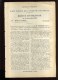 - SYSTEME DE NAVIGATION FLUVIALE . BREVET D´INVENTION DE 1902 . - Technik & Instrumente