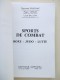 LIVRE 1971 SPORTS DE COMBAT BOXE JUDO LUTTE - Boeken