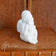 Figurine Ancienne Allemande Sujet Homme Et Chat Biscuit Miniature Porcelaine Antique Statuette - Personnages