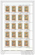 1989 Vaticano Vatican VISITAZIONE 20 Serie Di 3v. In Foglio MNH** Sheet - Nuovi