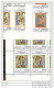 1989 Vaticano Vatican VISITAZIONE 20 Serie Di 3v. In Foglio MNH** Sheet - Nuovi