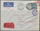 EGYPT 1940 KING FUAD / FOUAD 50 MILLS STAMP ON REGISTERED CENSOR COVER TO SWITZERLAND - Cartas & Documentos