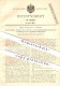 Original Patent - Fritz Holzach In Zürich , 1902 , Tragbahre , Bahre , Krankentransport , Krankenhaus , Krankenwagen !!! - Documents Historiques