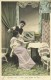 Lot 3 Cartes Madame Et Son Coiffeur (Coquin)    Recto Verso - Couples