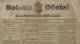 BP5 CUBA SPAIN NEWSPAPER ESPAÑA 1889 BOLETIN OFICIAL DE SANTA CLARA 8/05/1889 - [1] Fino Al 1980
