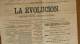 BP46 CUBA SPAIN NEWSPAPER ESPAÑA 1890 LA EVOLUCION 23/03/1890 MARIANAO - [1] Tot 1980