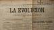 BP3 CUBA SPAIN NEWSPAPER ESPAÑA 1890 LA EVOLUCION  27/07/1890 MARIANAO - [1] Hasta 1980