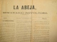 BP234 CUBA SPAIN NEWSPAPER ESPAÑA 1883 LA ABEJA 29/07/1883 45X30cm. - [1] Hasta 1980