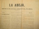 BP234 CUBA SPAIN NEWSPAPER ESPAÑA 1883 LA ABEJA 29/07/1883 45X30cm. - [1] Until 1980