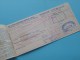 TICKET 21 006655 - R.M.S. " QUEEN MARY " 24/6/1964 NewYork Southampton / CUNARD STEAM SHIP C°( Voir Photo Pour Detail )! - Autres & Non Classés