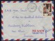 REUNION - PITON  SAINT LEU / 1955 - # 315 SEUL SUR LETTRE AVION POUR L´ ALSACE / COTE 15 € (ref 6733) - Lettres & Documents