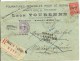 Marcophilie - Lettre Recommandée Algérie -  Retour à L´envoyeur 1927 - Lettres & Documents