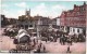 Market Place, Peterborough (market Stalls, Cart) Early Unused Postcard By JHD, Peterborough - Northamptonshire