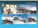 73. CPM. Savoie. Val Thorens. Station Au Coeur De L'hiver, Vues Diverses (2 Cartes) (huskys, Ski, Auto, Coucher Soleil) - Val Thorens