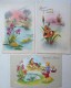 LOT 3X CP LITHO AQUARELLE Illustrateur M.B. + 2X  MGA M.G.A. 863 Paysage Maison Etang Nenuphars Joncs Iris Bleu Et Jaune - Verzamelingen & Kavels