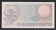 ITALIA - 1974 - BIGLIETTO DI STATO DA LIRE 500 TESTA DI MERCURIO - NON CIRCOLATO - IN OTTIME CONDIZIONI. - 500 Lire