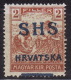 Yugoslavia 1918. Croatia-SHS-ERROR, SHIFTED OVPT, MNH(**) - Ongebruikt