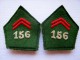 ANCIEN INSIGNE LOT LOSANGE DE COL  MODELE 1956 DU 156 RALP ??? A IDENTIFIER  ETAT EXCELLENT - Armée De Terre