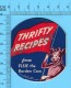 6 Recettes Anglais Et Français ( Thrifty  Recipes From Elsi The Borden Cow , 1942 , Vintage ) 5  Scans - Cooking Recipes