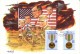 #2551-2552 29-cent Operation Desert Storm Desert Shield Issue First Day Of Issue Cancel, Illustrated Postcard - 1991-2000