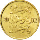 Monnaie, Estonia, 10 Senti, 2002, SPL, Aluminum-Bronze, KM:22 - Estonie