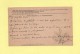 Poste Aux Armees N - 7-10-1915 - Carte FM Drapeaux - WW I