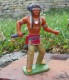 JIM WALT DISNEY 1956 DAVY CROCKETT  / JIM DAVY 2 ~ OEIL NOIR POIGNARD ~ FIGURINE GENRE STARLUX - Autres & Non Classés