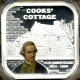 COOK ISLANDS $1 CAPTAIN COOK COTTAGE COLOURED FRONT QEII HEAD BACK 2009 AG SILVER PROOF READ DESCRIPTION CAREFULLY!!! - Isole Cook