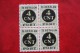 Blok Van 4 NVPH PORT 65 P65 1924 Postage Due Stamp Timbre-taxe Portmarke Selloe De Correos Ongebruikt / MH NEDERLAND - Impuestos