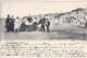 Nordseebad JUIST Strand Mit Ziegen Bock Gefährt Vornehme Gesellschaft 17.7.1905 Gelaufen - Juist