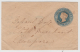 India  QV  1/2A  BACK EMBOSSED  BACKSIDE SEAL  SMALL OBLONG SCARCER  Postal Stationary Envelope   # 85015  Inde Indien - 1858-79 Kronenkolonie