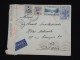 GRECE - Enveloppe De Athénes Pour Paris En 1938 Avec Controle - Cad. Athenes Poste Aérienne - à Voir - Lot P8604 - Brieven En Documenten