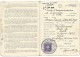 Carte D'immatriculation Faite Par La Légation Suisse De Paris Le 20 Décembre 1947 - Non Classés