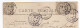 1904--carte Postale Avec Composition De Type Blanc 1c Et 5c- 7 Cachets COGNAC-16 Et Un Cachet BOURESSE-86 - 1900-29 Blanc