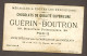 Chocolat Guérin Boutron, Chromo Lith. Vallet Minot, Fillettes, Poules - Guerin Boutron