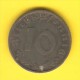 GERMANY  10 REICHSPFENNIG 1943 B (KM # 101) - 10 Reichspfennig