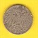 GERMANY  10 PFENNIG 1907 F (KM # 12) - 10 Pfennig