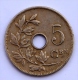 BELGIQUE 5 Cents 1906 Entre TB Et B - 5 Centimes