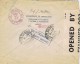 13890. Carta Aerea Certificada BARCELONA 1941. Doble CENSURA Española Y Americana - Briefe U. Dokumente