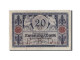 Billet, Allemagne, 20 Mark, 1915, 1915-11-04, TTB - 20 Mark