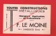 RARE BUVARD - F. LE MOINE - LANDISACQ (Orne) CONSTRUCTIONS MÉTALLIQUES...Hangars Agricole - Industriels... - M