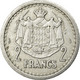 Monnaie, Monaco, Louis II, 2 Francs, 1943, TTB, Aluminium, KM:121 - 1922-1949 Louis II